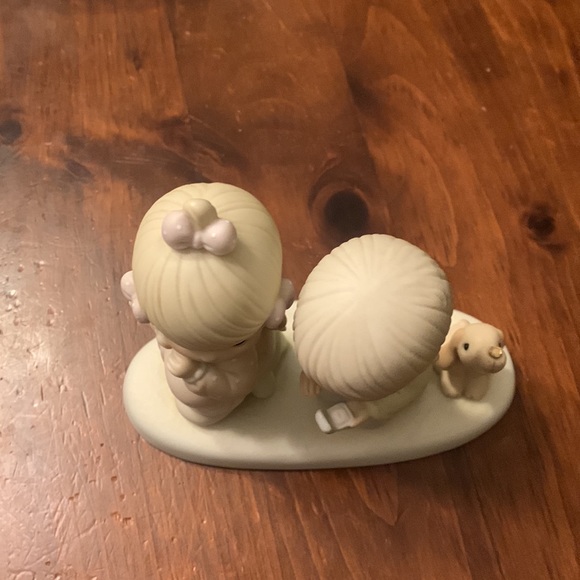 A Precious Moments Porcelain Figurine With This Ring I... - Picture 2 of 16